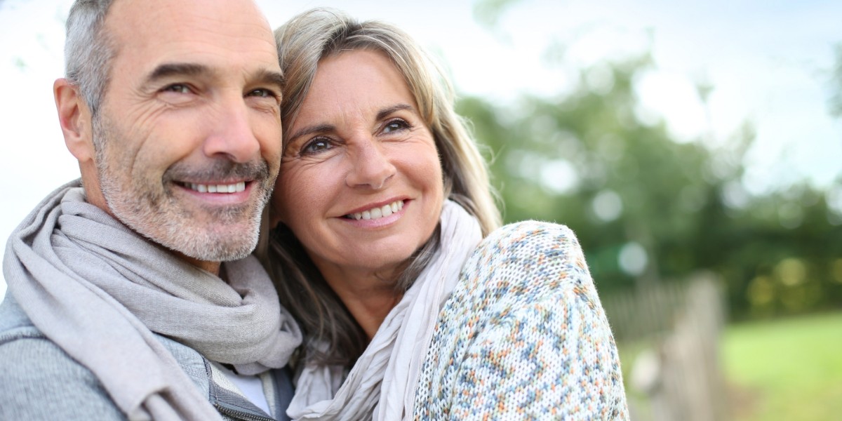 Senior Couple with Dental Implants